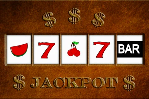 Slot Machine NTSC Video stock 581357