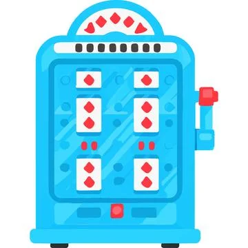 Slot Machine Token Jackpot Gamble SlotMachineGameRoom Illustrazione stock