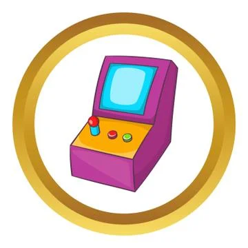 Slot machine vector icon Illustrazione stock