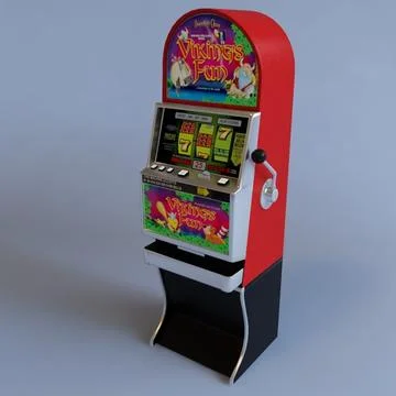 Slot Machine Viking 3D Model