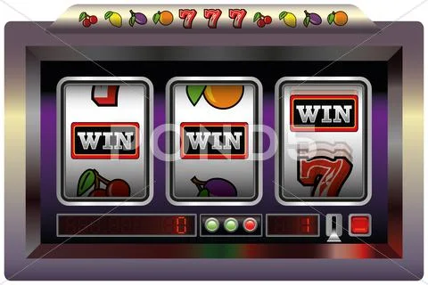 Slot Machine Win Stock Illustration