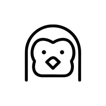 Sloth icon vector. Isolated contour symbol illustration Stock Illustration