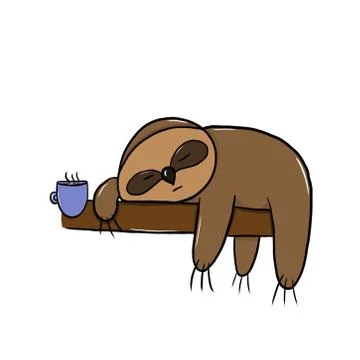 Sloth Stock Illustration