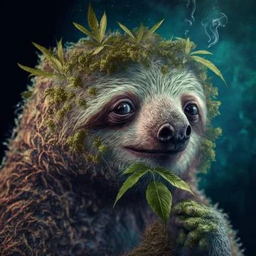 Sloth Stock Illustration