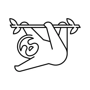 Sloth Logo Stock Illustration