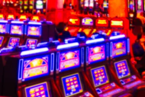 Slots machine blur Stock Photos