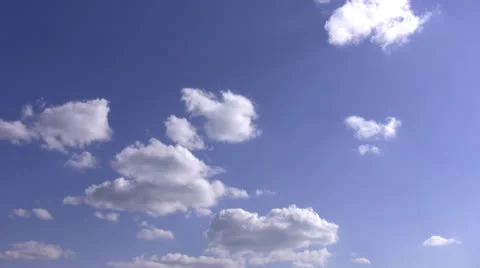 Сlouds on blue sky Stock Footage 26351593