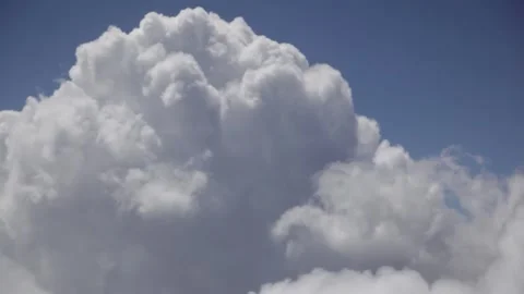 Сlouds, heaven, plane, window view, clear day, in motion, vacation Stock Footage 147730950