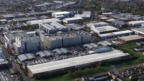 Slough Data Centers AI Cloud Computing Stock Footage 321959903