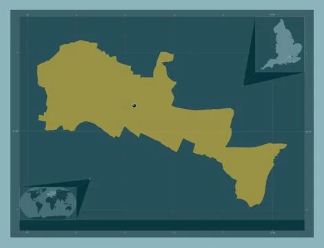 Slough, England - Great Britain. Solid color shape Stock Illustration