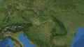 Slovakia. 3d earth in space - zoom in on Slovakia contoured 4k 4k or 4k+ Resolution