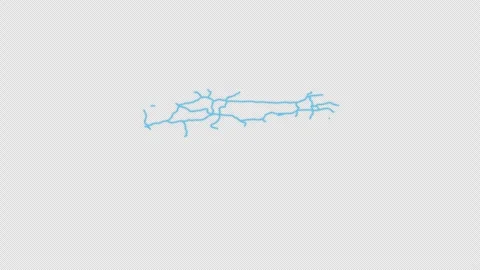 Slovakia Country Line Map Self Drawing Animated Overlay, Alpha 4K 스톡 동영상 340289356
