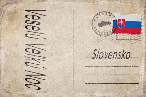 Slovakia Easter Celebration Background Stock Illustration