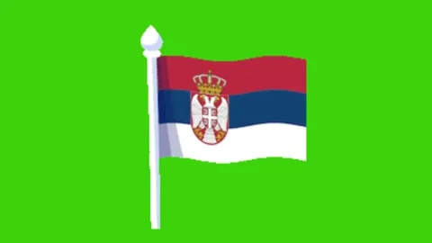 Slovakia flag on green screen Vídeos de archivo 328228915