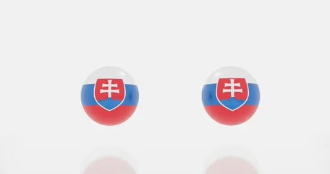 Slovakia flag symbol Stock Footage 194406750