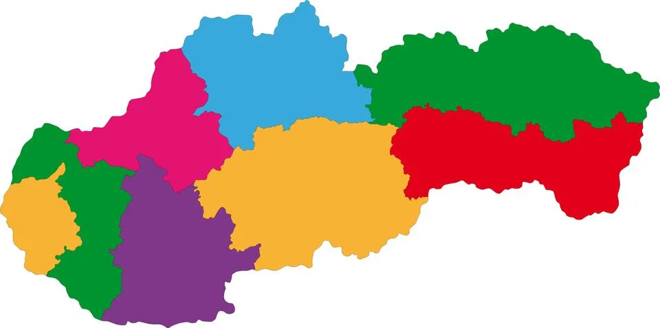 Slovakia map Stock Illustration