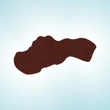 Slovakia shape on gradient background. Country map with scratch texture . S.. Stock Illustration
