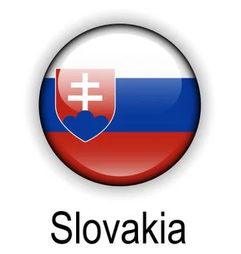 Slovakia state flag Stock Illustration