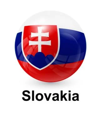 Slovakia state flag Stock Illustration