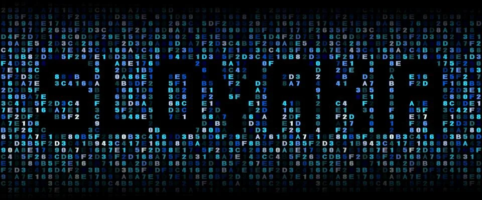 Slovakia text on hex code illustration Stock Illustration