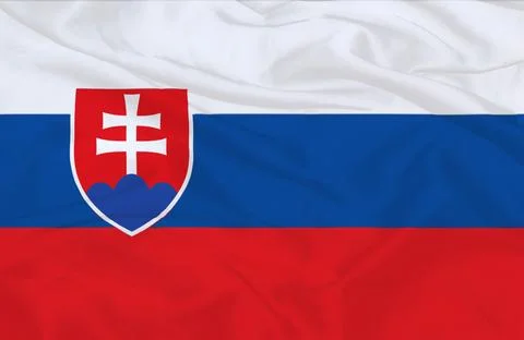 Slovakia texture Flag Stock Illustration