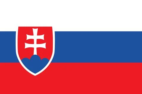 Slovakia waving flag pattern background. Realistic national flag design. Ab.. Stock Illustration