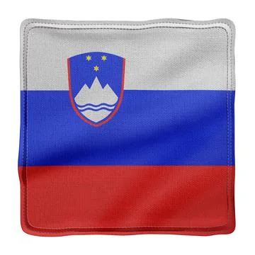 Slovenia 3d flag Stock Illustration