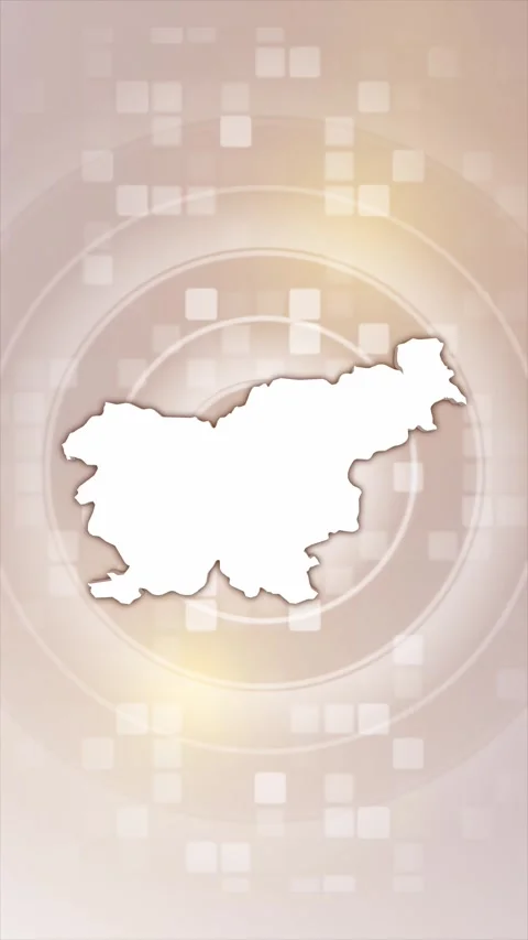 Slovenia Animated Map Stock Footage 275901286