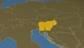 Slovenia extruded. Solids. 4k or 4k+ Resolution