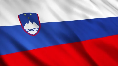 Slovenia Flag Stock Footage 249034272