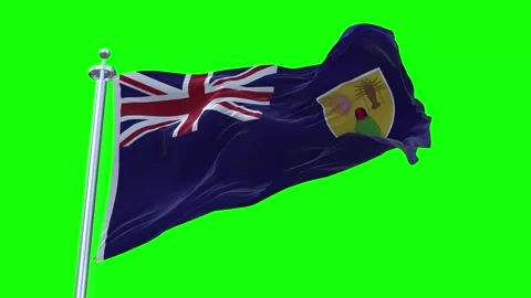 Slovenia Flag Waving in Loopable and Textured green screen background Stock Footage 296875956