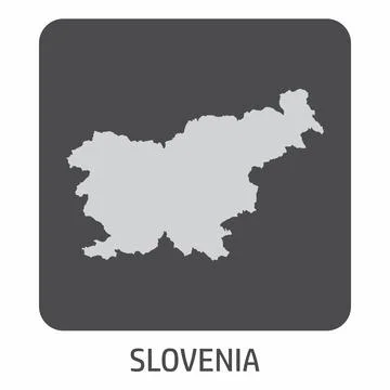 Slovenia map icon Stock Illustration