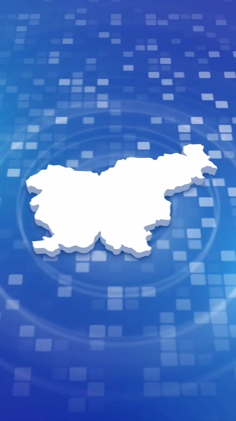 Slovenia Map Intro Stock-Footage 259982617