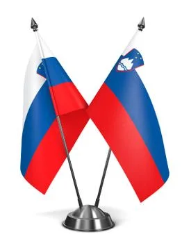Slovenia - Miniature Flags Stock Illustration