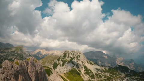 Slovenia mountains timelapse Stock Footage 286332604
