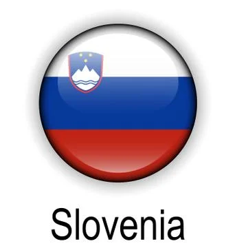 Slovenia state flag Stock Illustration