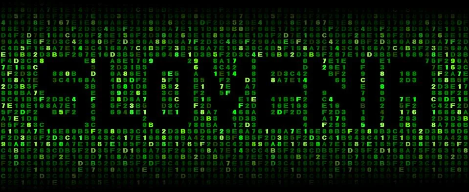 Slovenia text on hex code illustration Stock Illustration