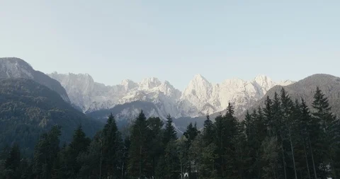 Slovenia Triglav National Park Julian Alps Colored Stock Footage