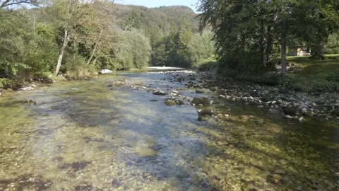 Slovenian fast river. Stock Footage 170600759