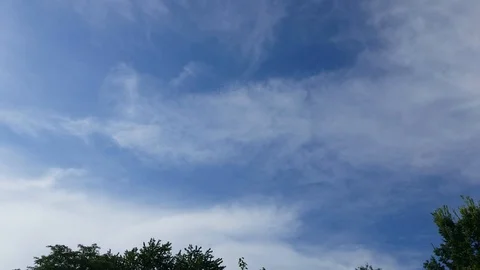 Slow and fast  Cloudy Stock Footage 94495393