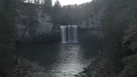 Slow Approach To Falls Video stock 148514863