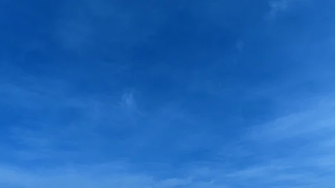 Slow Blue Skyscape With Some Clouds Vídeo Stock 102320648