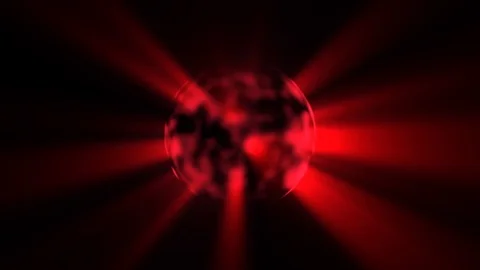 Slow Boiling Dark Red Sun Rays Motion Background Loop 1 Stock-Footage 101388306
