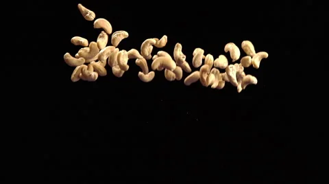 SLOW: Cashew fly up and fall Видео 49065318
