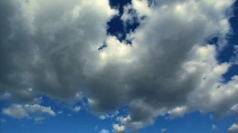 Slow Clouds Time Lapse Video stock 730748