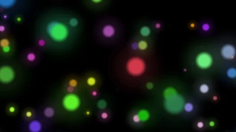 Slow Cluster Dark Dynamic Particles Cluster Abstract Motion Background Loop Stock Footage 100602772