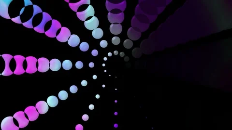 Slow color hypnotic Video stock 97175337