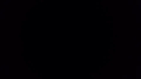Slow Colourful Fireworks in a Patch Black Sky Video stock 296808382