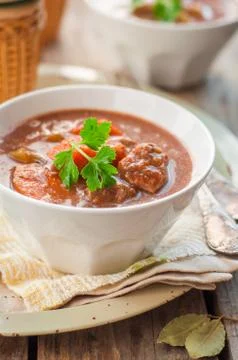 Slow Cooked Beef Stew with Vegetables Stock Photos