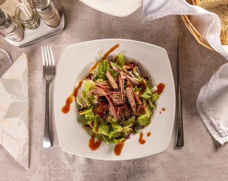 Slow cooked pulled pork Stock Photos